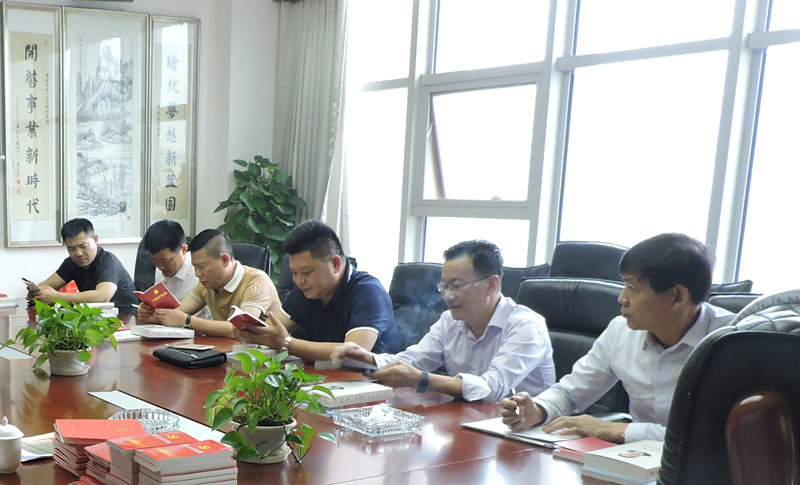 天馬建設(shè)集團(tuán)黨委召開“加強黨建工作”學(xué)習(xí)會議